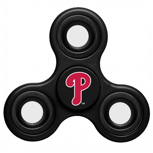 MLB Philadelphia Phillies 3 Way Fidget Spinner C56 - Black